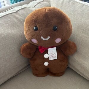 “New” Sleigh Hill Festive Brown Gingerbread Standup Plush